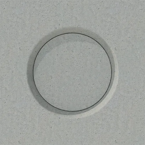 [24400247] MARO®-kegle MEVA XT 10AL 3mm tilbage (betongrau, glatt)