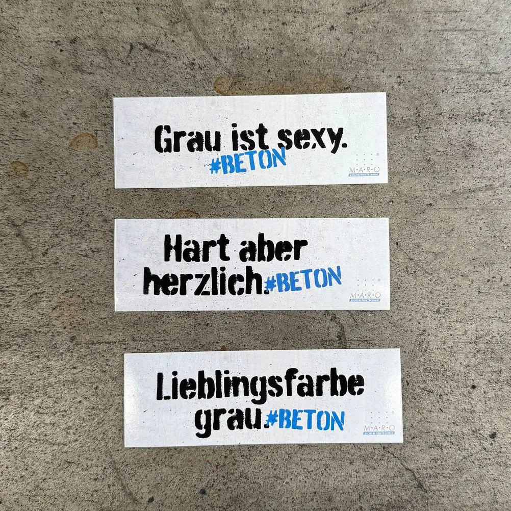 [50009015] MARO®-Betonfan Sticker